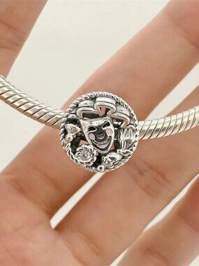 📝 📝 Pandora Comedy & Tragedy Drama Masks Charm